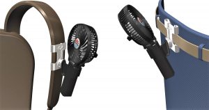 ベルト、リュックサック・バックパックにつく扇風機「抱っこファン」のオリジナルアームを3Dプリンタで製造販売します